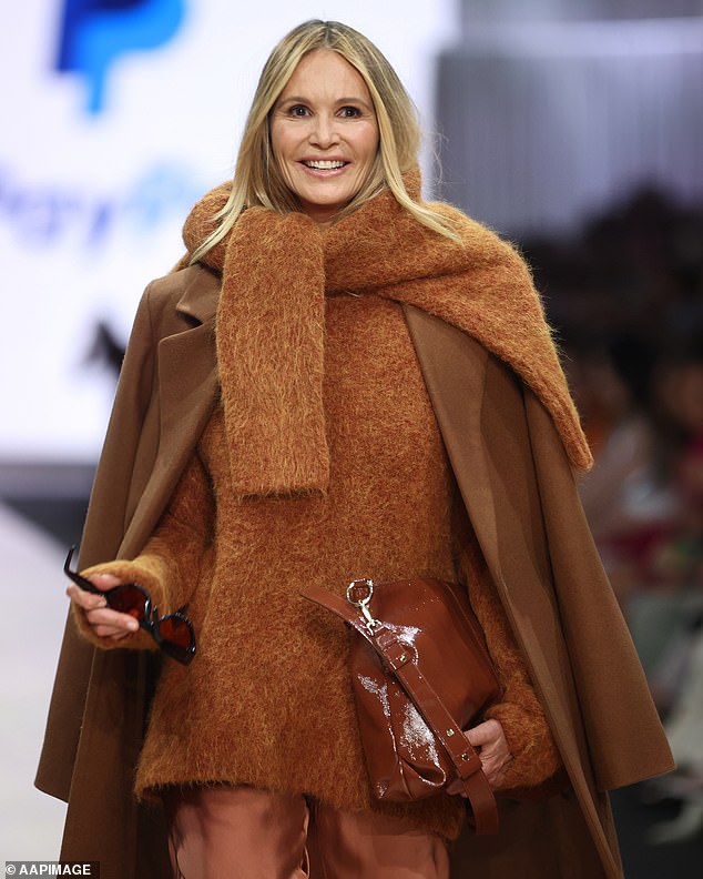 The 59-year-old, who turns 60 this month, proved she's still The Body as she strutted down the catwalk in a Viktoria + Woods ensemble