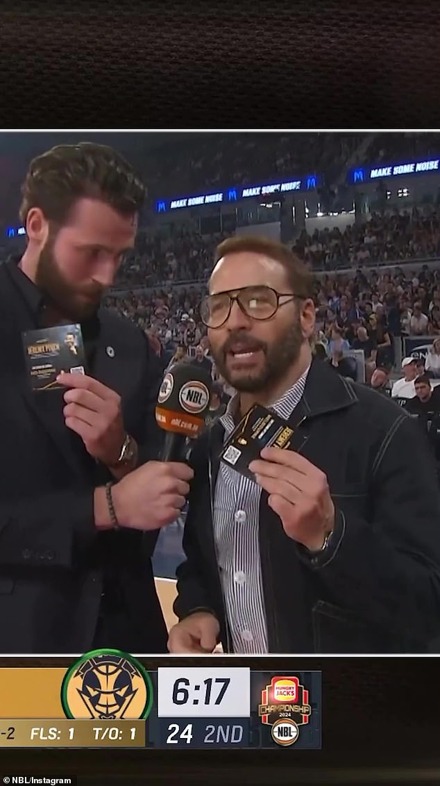 Piven later dropped an 'F-bomb' in his character as iconic Hollywood agent Ari Gold, when the interviewer asked Piven how his character would motivate an NBL team