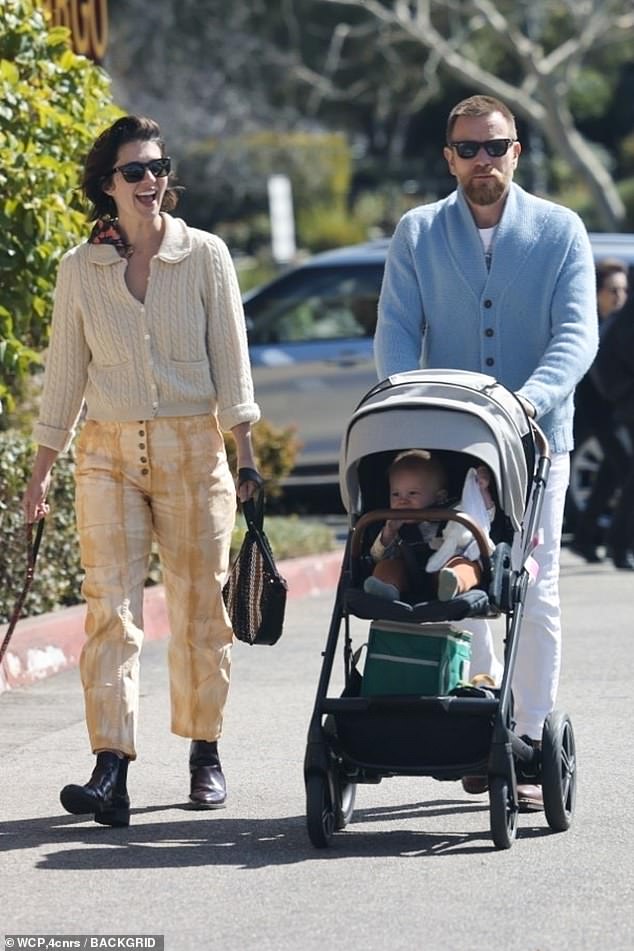 Ewan McGregor and Mary Elizabeth Winstead have revealed that their son Laurie 'freaked out' when he met Grogu, aka Baby Yoda.