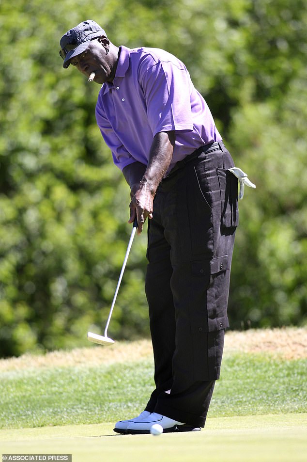 Jordan - an avid golfer - was known for trash-talking opponents throughout his NBA career