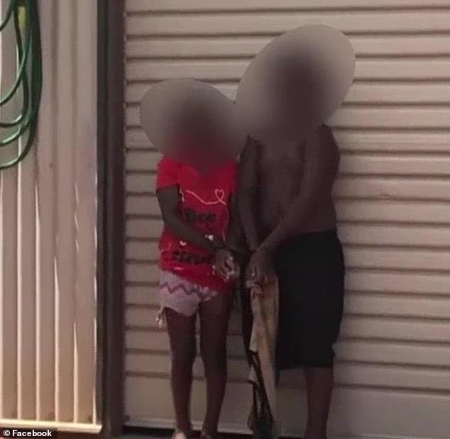 The six-year-old girl and seven-year-old boy were bound with cable ties on the Broome property