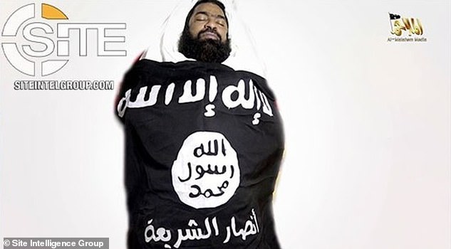 Al-Qaeda released a video showing Al-Batarfi wrapped in a white shroud and covered with the terrorist organization's black and white flag.