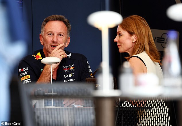 Christian Horner's career and marriage to Spice Girl Geri Halliwell (pictured) are under pressure following the allegations