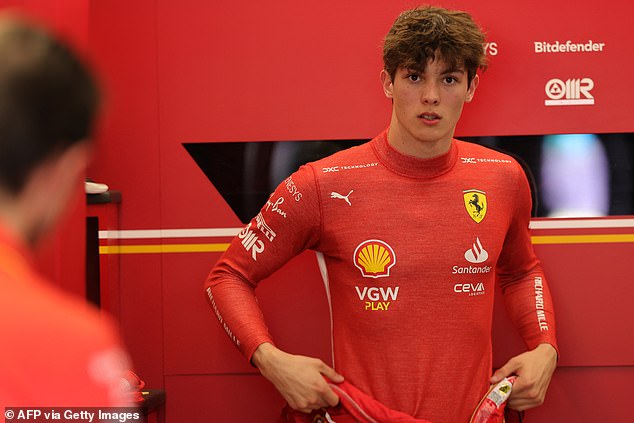 Oliver Bearman, 18, will make his Formula 1 debut for Ferrari in Saudi Arabia this weekend