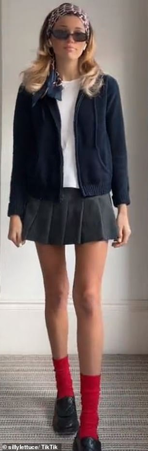 Ogilvy shares her outfits on TikTok