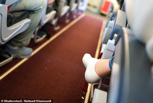 Don't wear socks and don't walk barefoot, the travel expert warns airline passengers