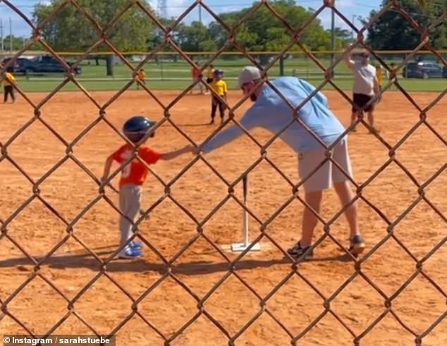 Oscar played baseball at another game last year