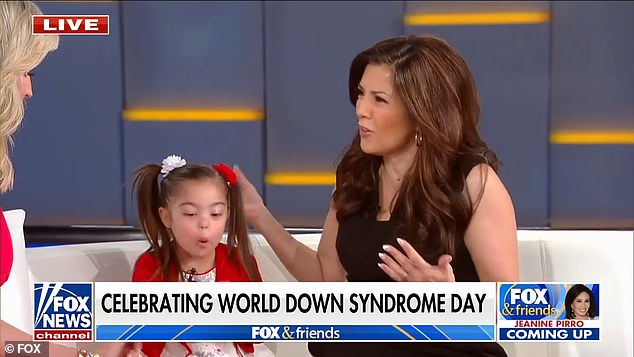 Fox News host Rachel Campos-Duffy says her youngest daughter with Down syndrome is teaching her eight other children patience