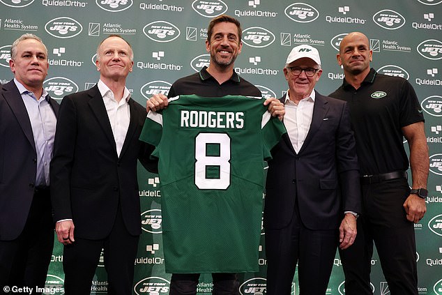 The New York Jets are upset by reports that Aaron Rodgers is set to leave his NFL career behind and become Robert F. Kennedy Jr.'s running mate.