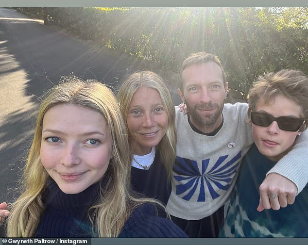 The Oscar winner was previously married to Coldplay frontman Chris Martin, and the former couple have two children: daughter Apple, 19, and son Moses, 17