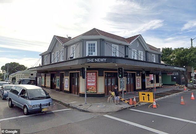 The group had left the Newcastle Hotel, also known as 'The Newy', when they were allegedly attacked by a group they did not know