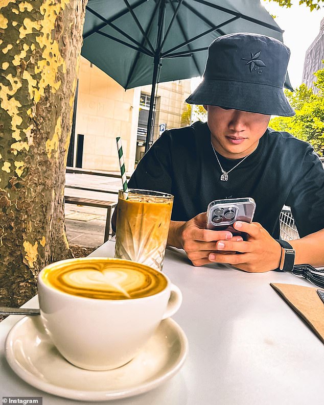 Japan's Yuki Tsunoda, driving for Red Bull, has been spotted enjoying a famous Melbourne coffee ahead of Sunday's Australian Grand Prix