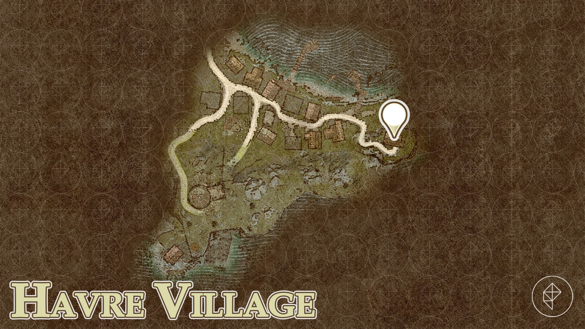 A map showing Sigurd's location in Dragon's Dogma 2