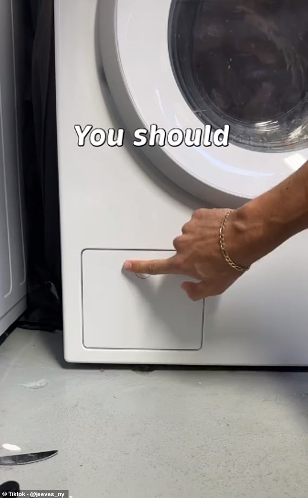 Cleaning expert Jeeves has left people in awe after revealing a secret button on washing machines that can open the door while the wash is still running