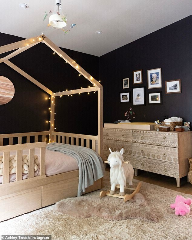 Ashley Tisdale, 38, revealed the makeover she gave to her daughter Jupiter's bedroom, before revealing she will soon welcome another little one to their family