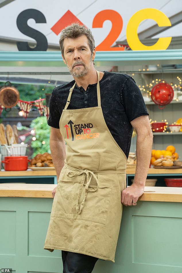 Rhod Gilbert will set foot in the Celebrity Bake Off tent on March 17 for the Stand Up to Cancer special