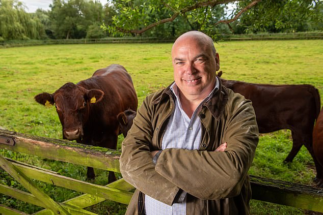 Mike Lynch on his farm in Suffolk as he fought extradition