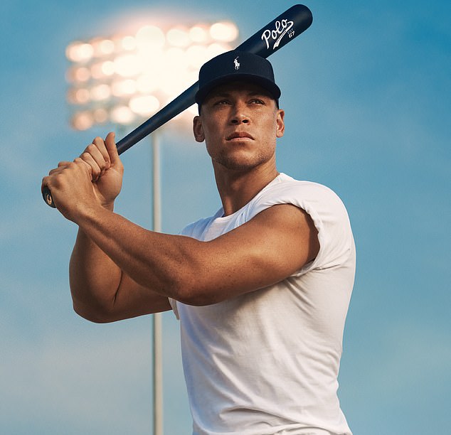 Yankees slugger Aaron Judge is the poster boy for Ralph Lauren's 'Polo Est.  67' eau de toilette