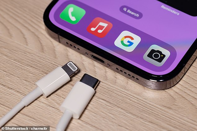 Apple wasn't happy when it was forced by the EU to ditch its proprietary Lightning charging port (identified by its eight pins) and replace it with USB-C