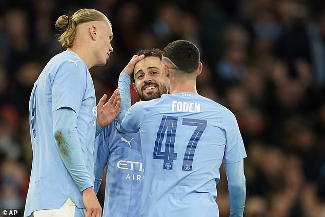 Bernardo Silva scored a goal on Saturday as Manchester City defeated Newcastle in the FA Cup