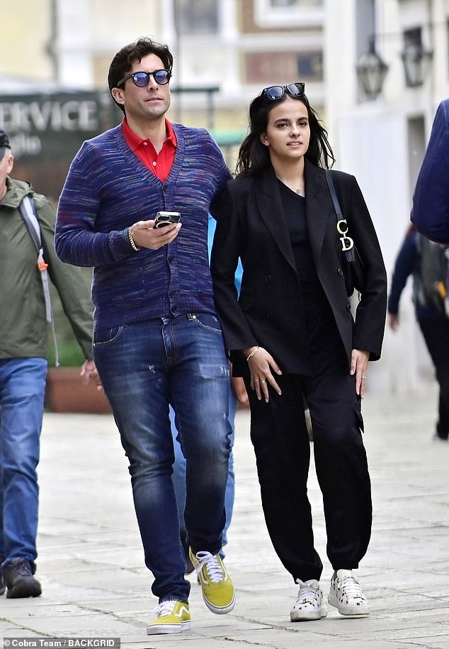 James Argent, 36, reveals he 'really struggled' on a lonely Valentine's Day after splitting from girlfriend Stella, 19, and admits he had to stay off social media because it 'got him' (pictured together in March 2023)