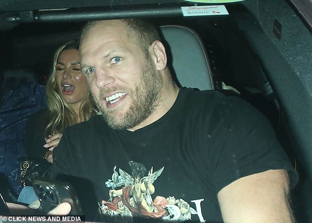 James Haskell, 38, was spotted with a mystery blonde after enjoying a night out at London's Chiltern Firehouse on Monday, following his split from wife Chloe Madeley, 36