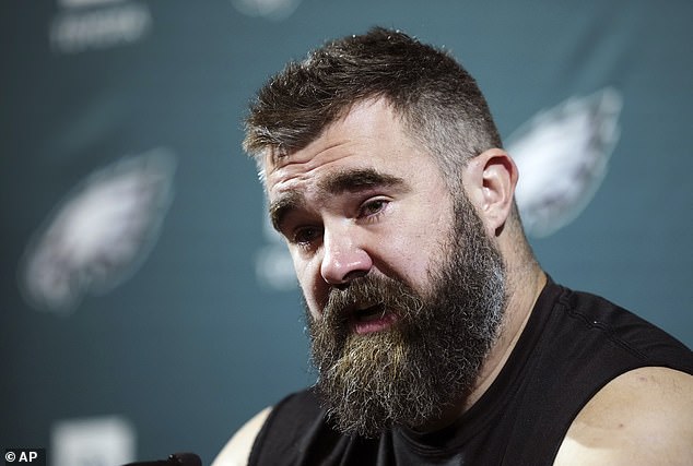 Jason Kelce announces his retirement Eagles star bursts into tears