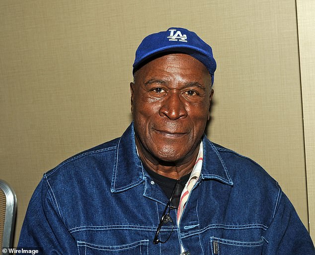 John Amos had denied allegations of neglect after police launched an investigation into the Good Times star's 'abuse' after his daughter claimed her brother had failed to provide care to the aging actor