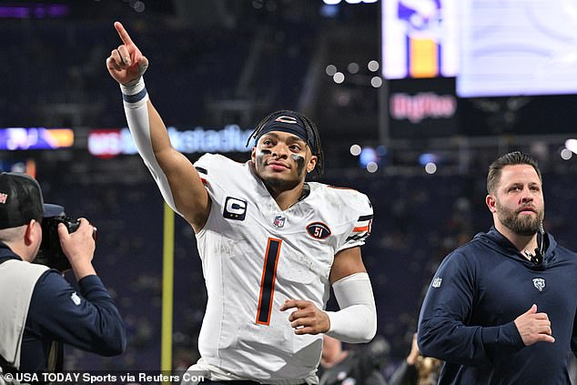 Fields has been Chicago's starting quarterback since being drafted No. 11 in the 2021 draft