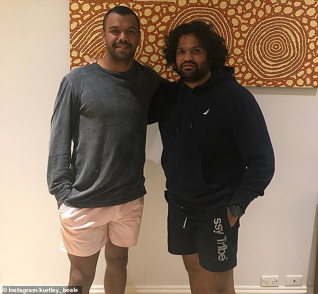 Kurtley Beale's return to rugby this weekend after a fourteen-month break will be tinged with sadness following the sudden death of his brother William (pictured right) on Thursday