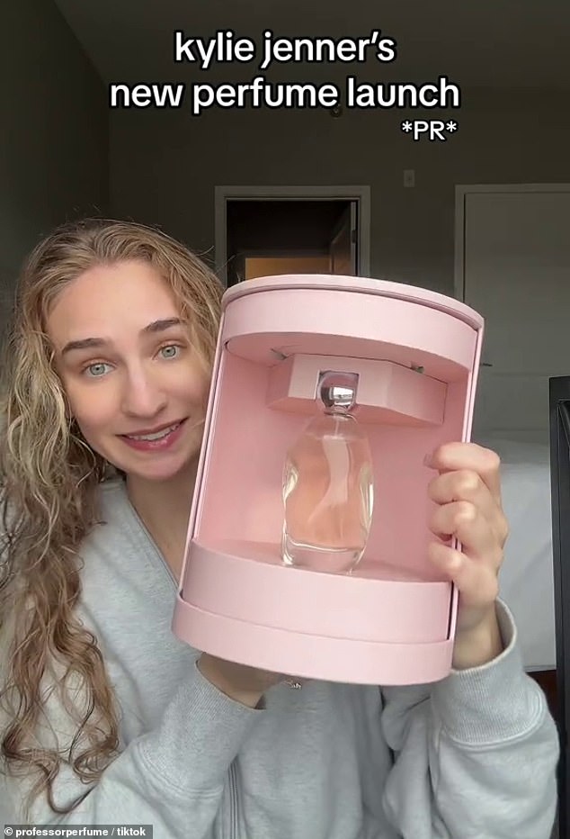 Kylie Jenner's first fragrance Cosmic has been savaged online by one of TikTok's biggest perfume influencers, Emelia O'Toole - aka 'Professor Perfume'