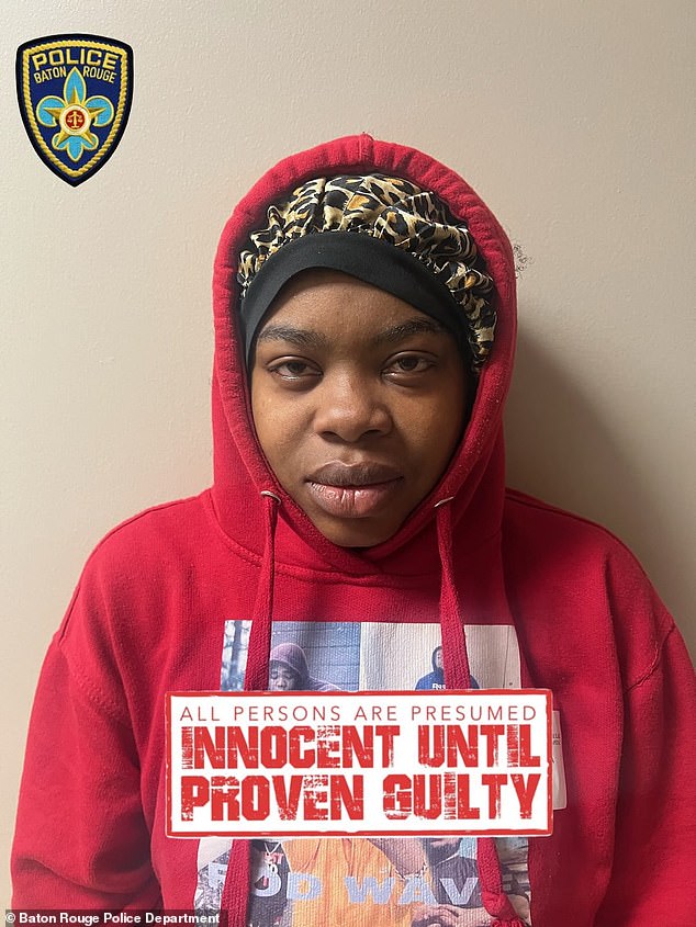 Arieana Scott, 22, has been arrested after it was claimed she heard her four-year-old son shoot himself and instead of looking at him, went back to sleep