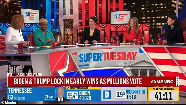 MSNBC hosts Jen Psaki, Joy Reid and Rachel Maddow joked about Virginia voters' concerns about immigration