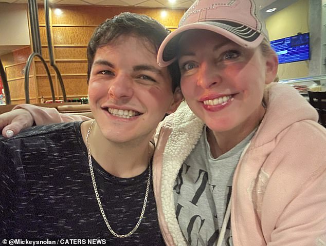 Mickey Swearingon, 23, and Cherie Salinas, 50, have criticized their 27-year age difference - after admitting people often mistake them for mother and son