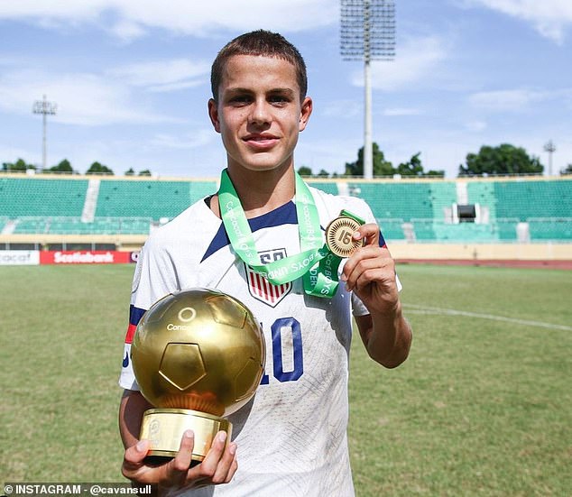 American youth player Cavan Sullivan is in talks to join powerhouse Manchester City