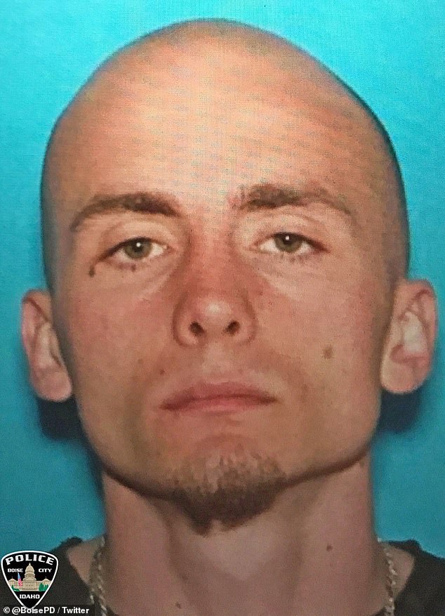 The gunman opened fire on inmates who had taken Skylar Meade, seen here, to St Alphonse Hospital in Boise, Idaho, for treatment early Wednesday morning.