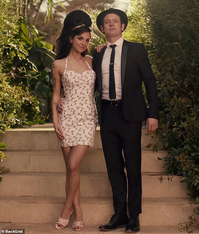 Actress Marisa plays the role of the late singer-songwriter with scenes depicting her tumultuous marriage to Blake Fielder-Civil (played by Jack O'Connell)