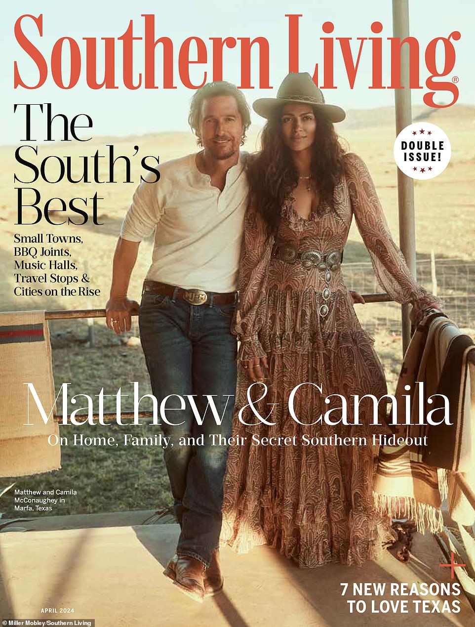 Matthew McConaughey and his wife Camila Alves opened up about their romance and family life of nearly two decades as they reflected on their move from Hollywood to Texas during a rare in-depth interview together this month