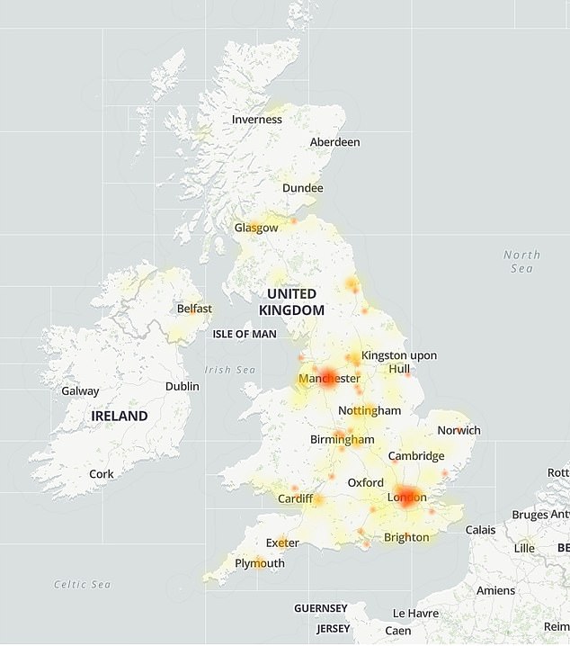 Along with the US, the outage has also reached Britain, parts of Europe, China, Australia and Mexico