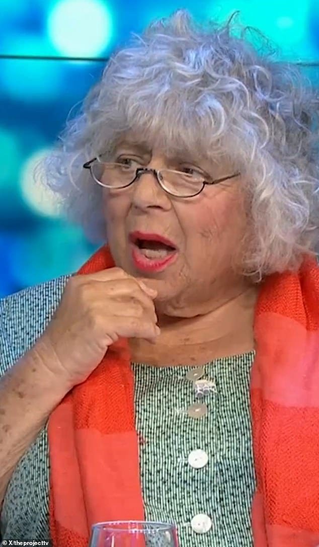 Project presenter Waleed Aly found himself at a loss for words during Thursday's episode, thanks to a cheeky series of questions from Miriam Margolyes (photo)