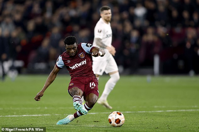 Mohammed Kudus produced an exceptional maze before scoring West Ham's fourth goal