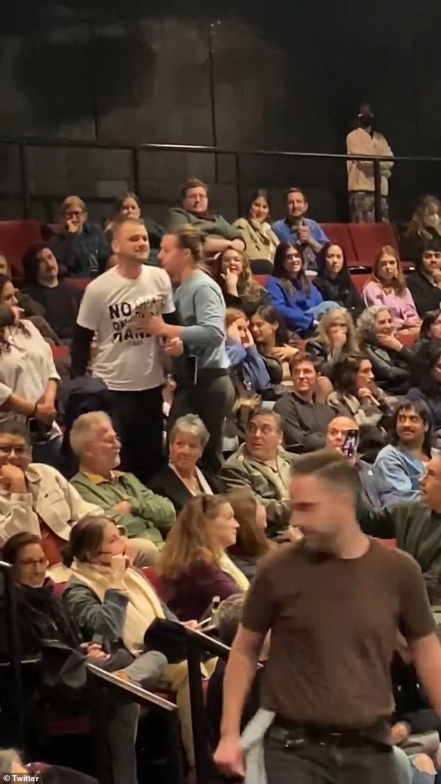 Climate activists interrupted a performance of the Broadway play An Enemy of the People