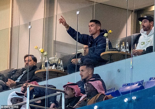 Cristiano Ronaldo served a one-match ban on Thursday evening for making an 'obscene gesture' during Al-Nassr's 4-4 draw against Al-Hazm