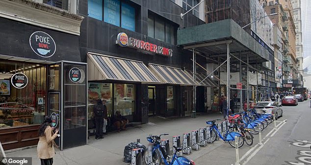 The Burger King, located at 106 Fulton Street in the Financial District, was sued by 69-year-old former resident and filmmaker Kevin Kaufman, who said the restaurant functions as an 