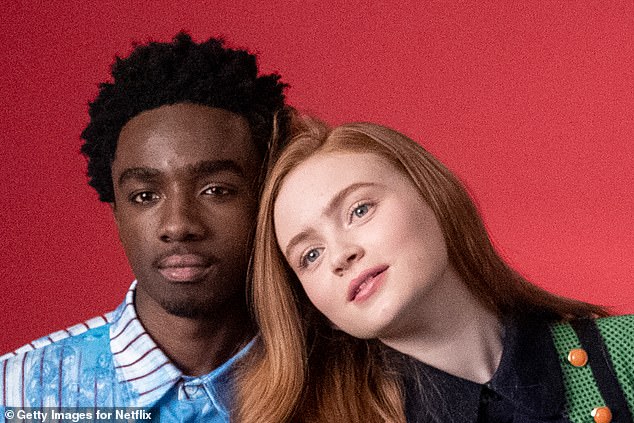 Show creator Ross Duffer posted nine photos from the set of the Netflix series to his Instagram earlier today, including two photos of Sadie Sink, 21, and Caleb McLaughlin, 22