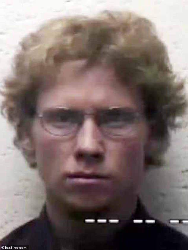 Christopher Tape is seen in 2001 when he was charged with six counts of third-degree criminal sexual contact with a minor in New Mexico