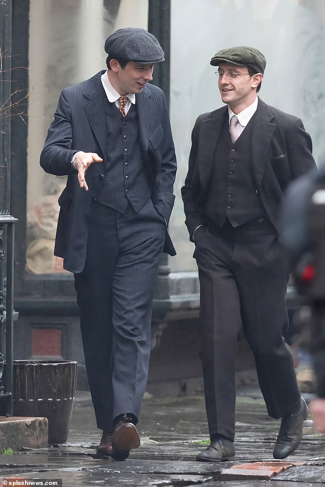 Paul Mescal and Josh O'Connor were seen dressed to the nines while filming World War I romantic drama The History of Sound