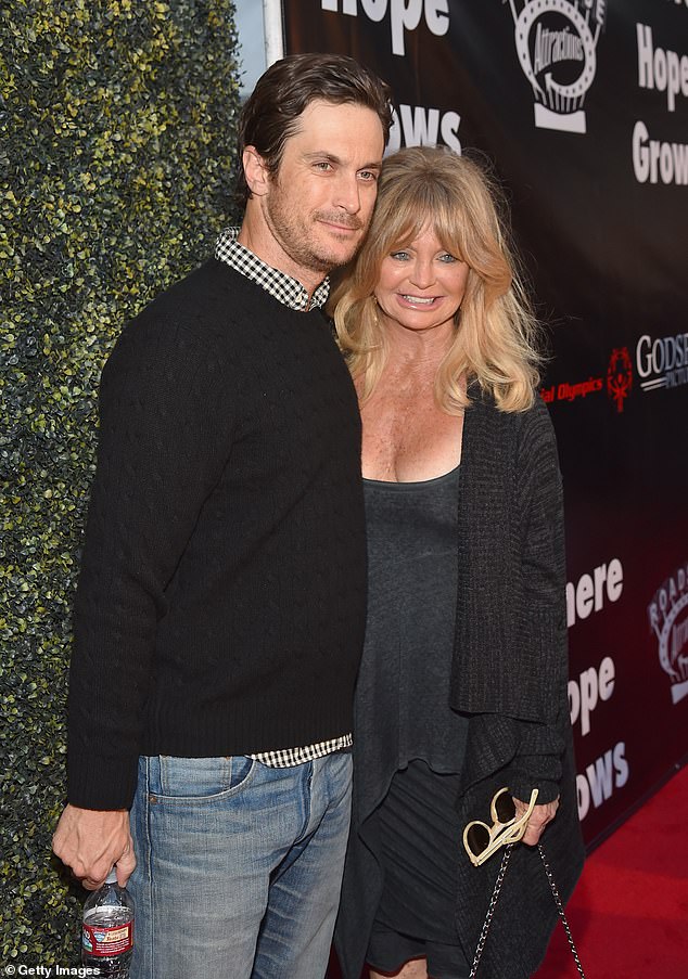 Oliver Hudson spoke candidly about the childhood trauma he experienced growing up with Goldie Hawn as his mother;  in the photo in 2015