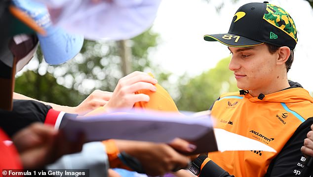 Piastri was a big hit with the Australian crowd on his return to Albert Park when he finished fourth at the Australian F1 Grand Prix