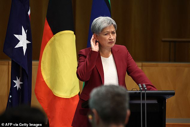 Penny Wong has issued a cautionary note to China's top foreign affairs official, in a move likely to further anger former Labor hero Paul Keating.